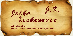 Jelka Keskenović vizit kartica